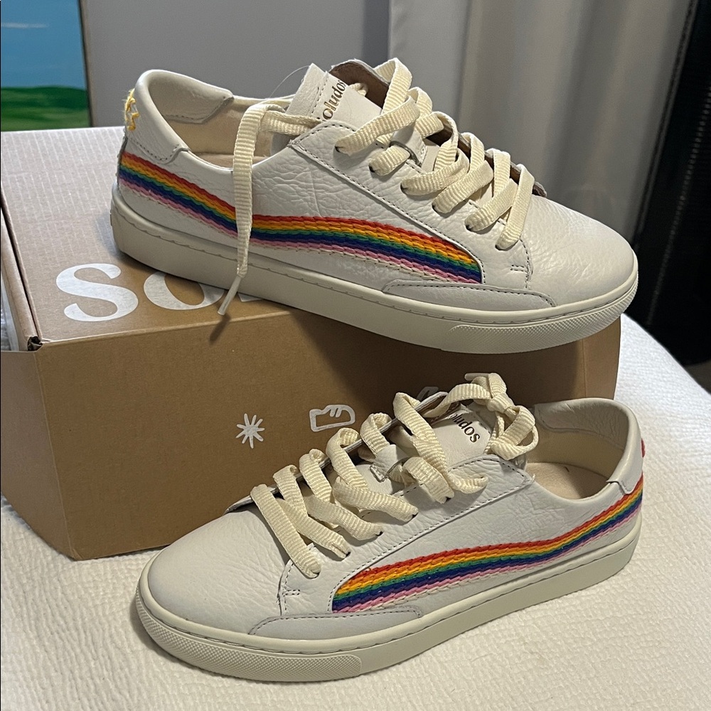Soludos Sneakers with Rainbow NWT